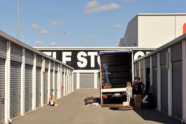 loading to storage units at perth metro storage