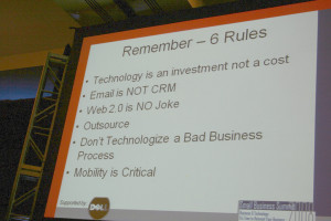 signboard stating rules in technology